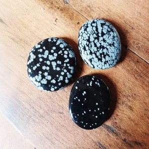 OBSIDIENNE MOUCHETÉE